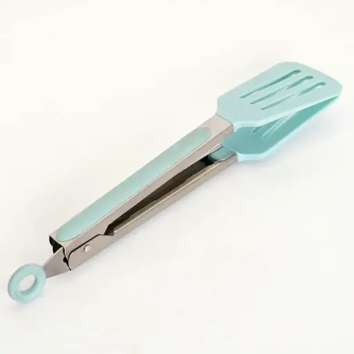 [DH0426-BLUE] ملقط طعام ستانلس ستيل / DH0426-BLUE