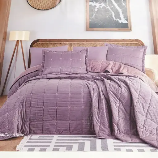 [2233] سيت غطوة نفرين 3 قطع / 240x260 قطن 100 %