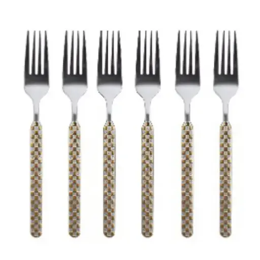 [TD-2676] سيت شوكة طعام ستانلس ستيل 6 قطع / UK390013