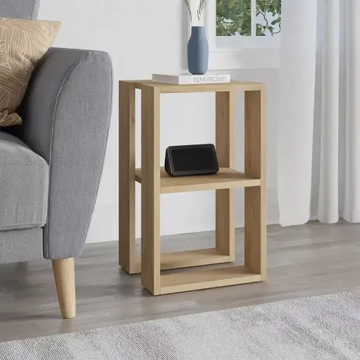 [M.KO.13653.8] طاولة جانبية لوني من خشب البلوط / M.KO.13653.8