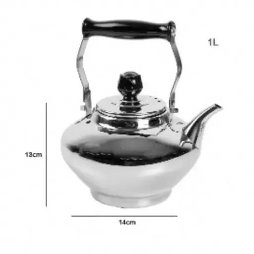 [J@KI24-1015] قوري ستيل 1 لتر / KI24-1015