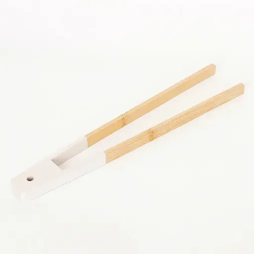 [J@UK3700072] ملقط طعام بامبو / UK3700072