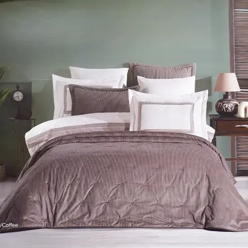 [1915] سيت فرشة نقش 9 قطع / 250x260 قطن 100 %