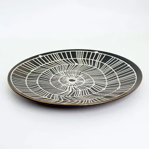 [105P 2037#] صحن سيراميك 10 انج / 105P 2037#