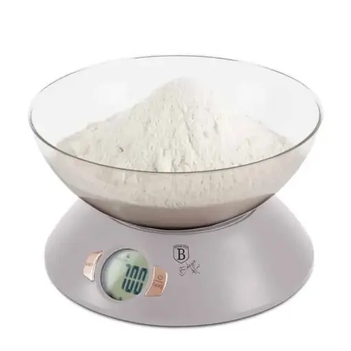 [BH/9619] ميزان طعام مطبخ مع وعاء أخضر مطفي / BH/9619