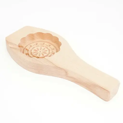 [J@ki25-48] قالب معجنات (كليجه) احادي خشب /  ki25-48