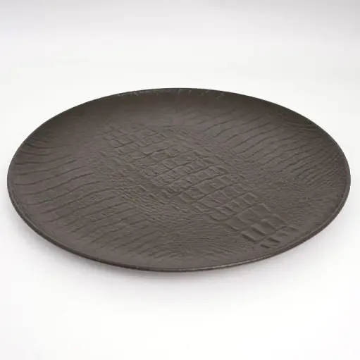 [WL-662108 / A] ROUND PLATTER 12" | 30.5 CM صحن اسود