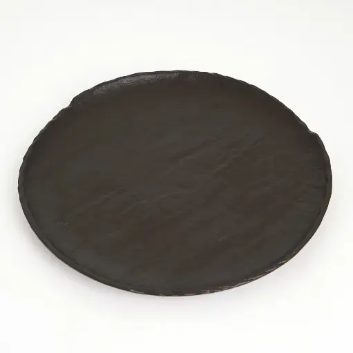 [WL-661126 / A] ROUND PLATE 10" | 25 CM صحن دائري اسود