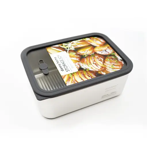 [SS36-06] حافظة طعام 24x17.5x9سم 2600 مل ستيل / SS36-06