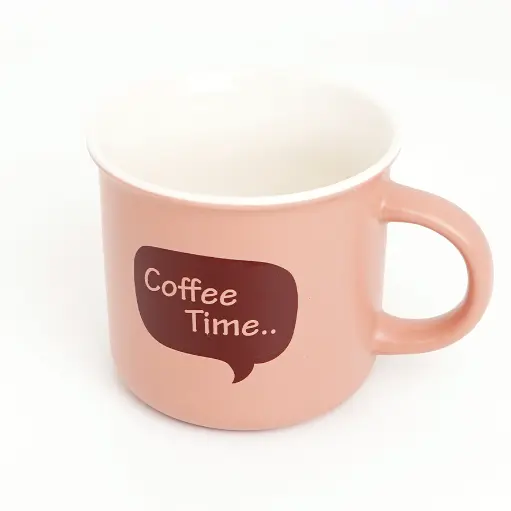 [Ki25-458] كوب سيراميك ملون 390 مل / Ki25-458