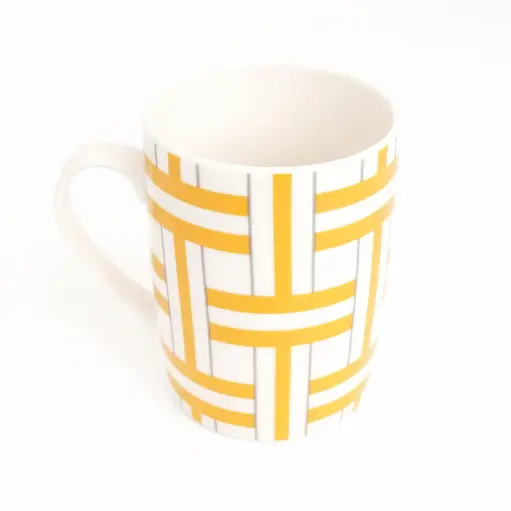 [Ki25-460] كوب سيراميك منقش 390 مل / Ki25-460