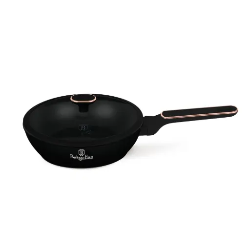 [BH/8352] مقلاة عميقة مع غطاء, 24 cm / BH/8352